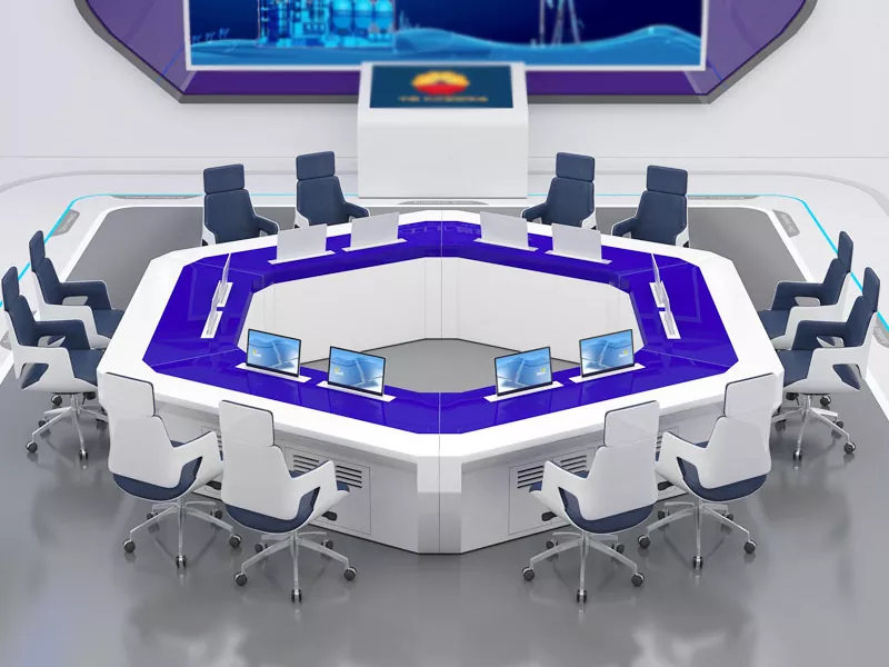 Konsol Pemantau sing bentuke ora teratur